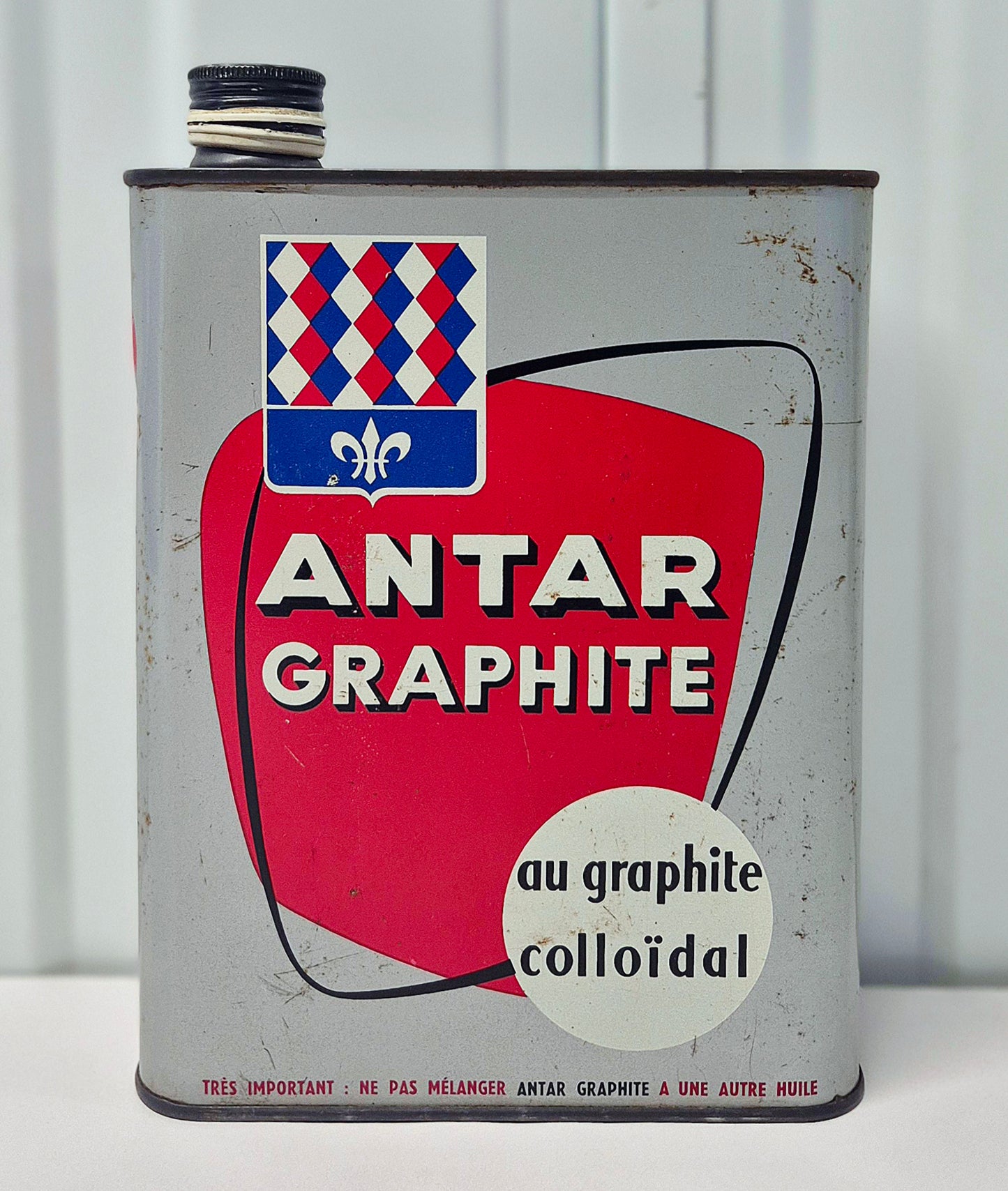 Bidon d'huile ANTAR GRAPHITE
