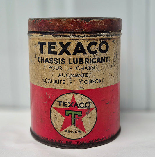 Pot de graisse TEXACO