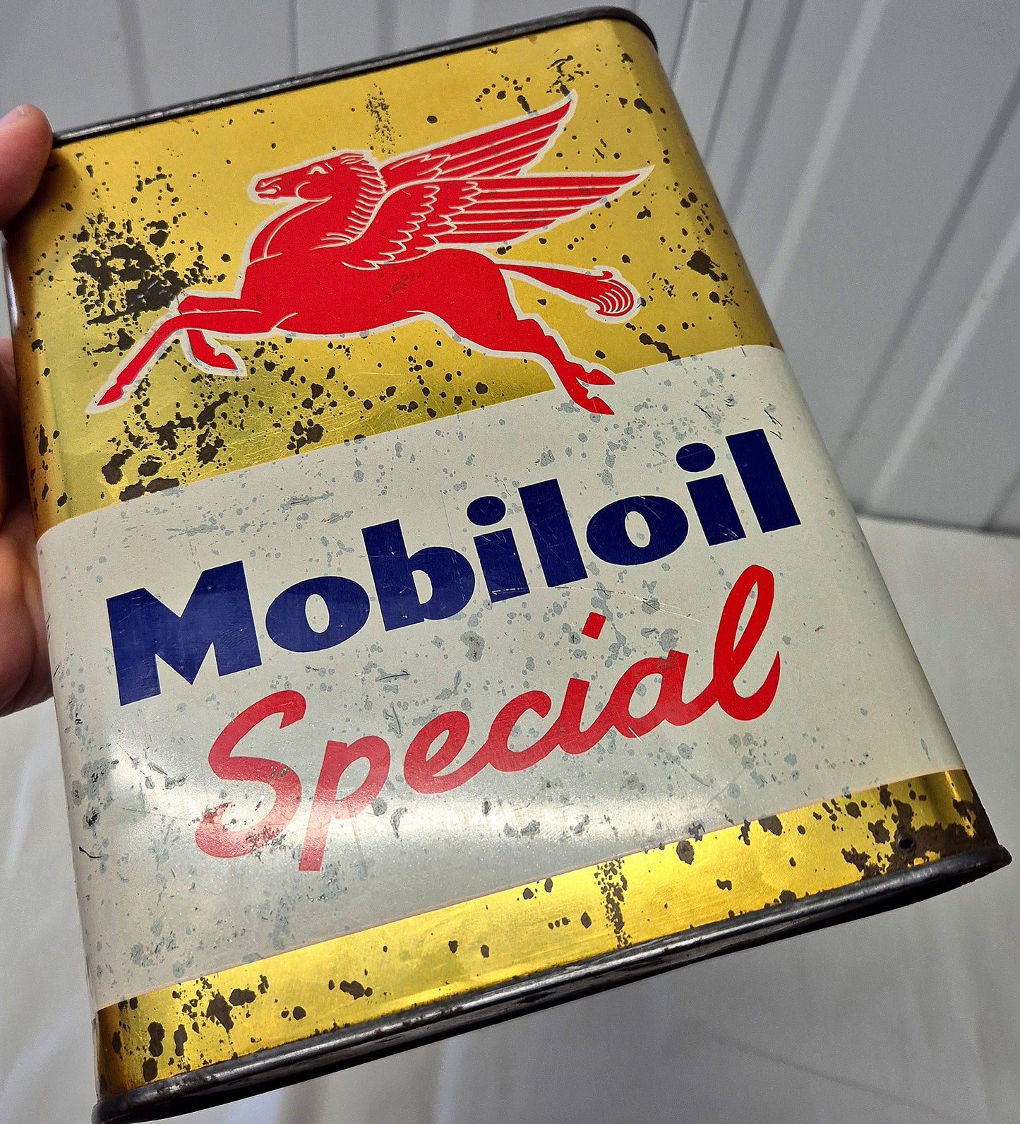 Bidon d'huile MOBILOIL