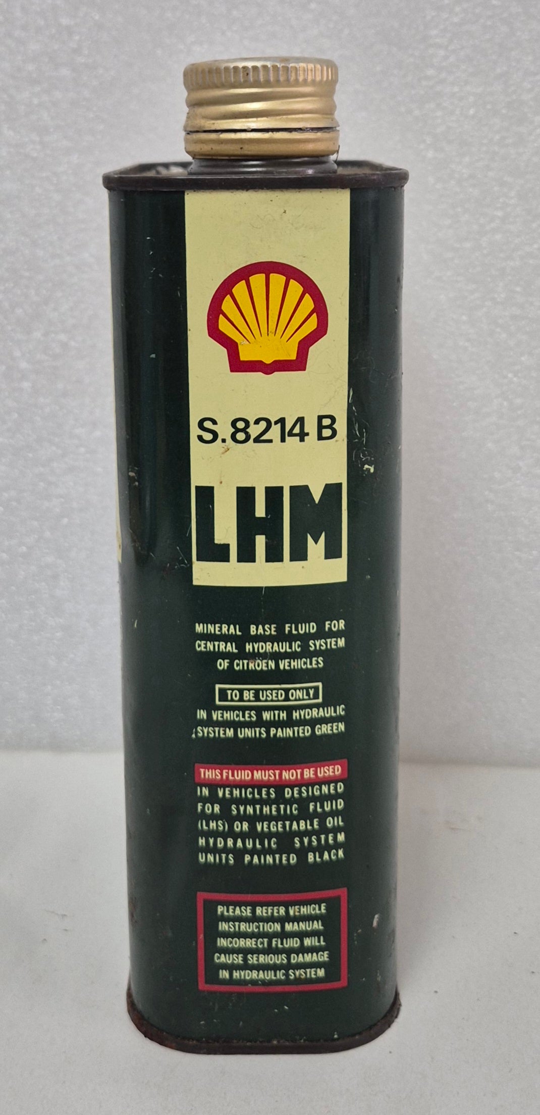 Bidon d'huile SHELL CITROËN