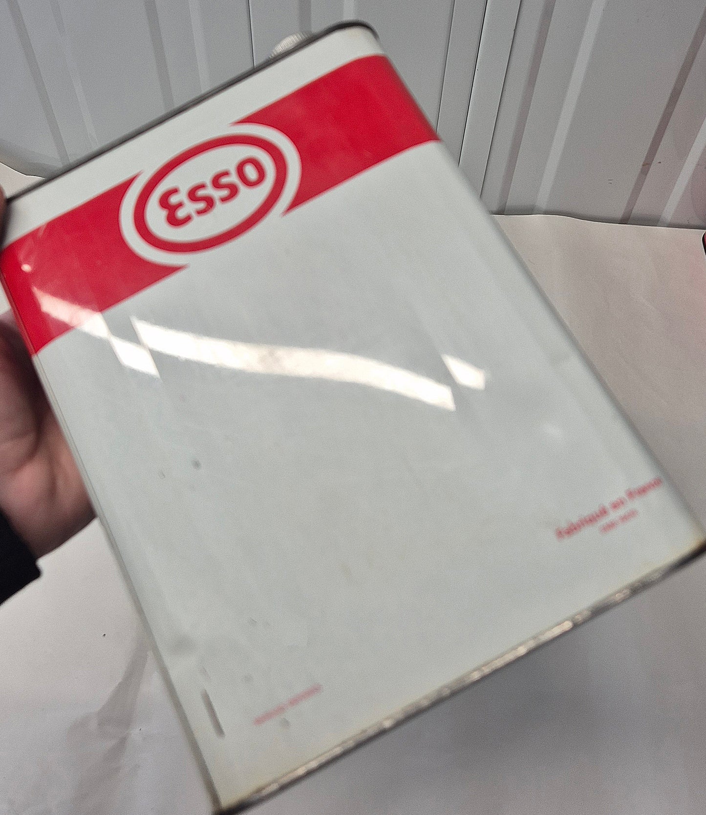 Bidons d'huile ESSO 2 Temps