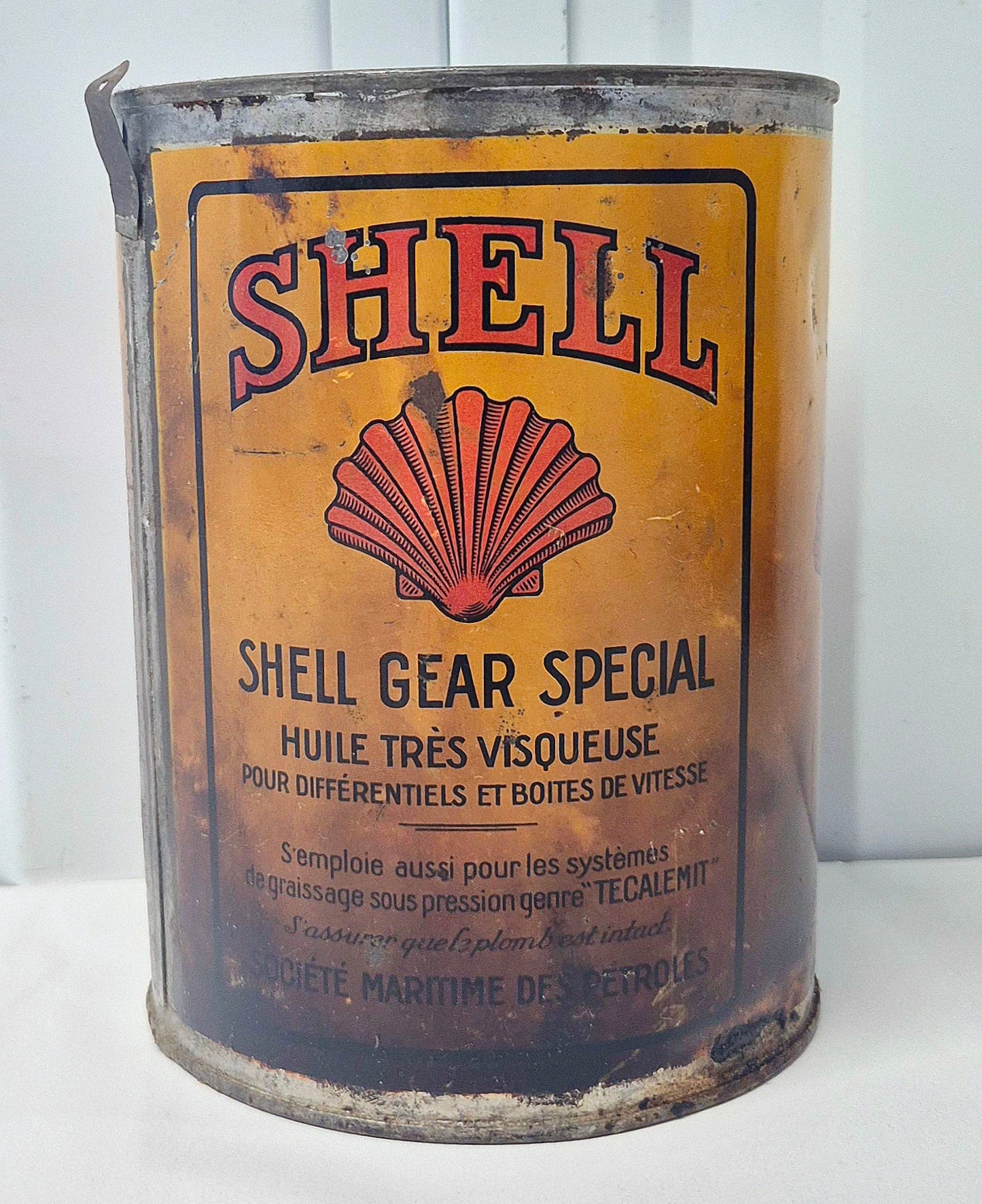 Pot de graisse SHELL