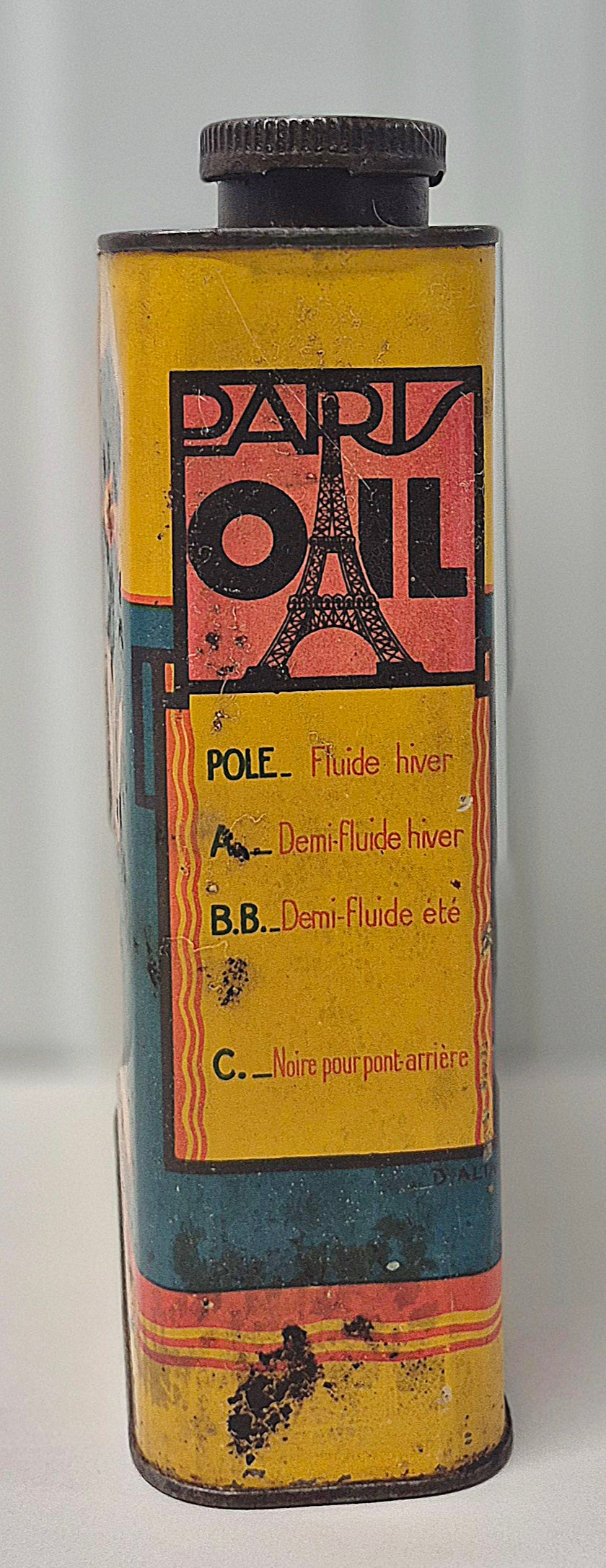 Bidon d'huile PARIS OIL