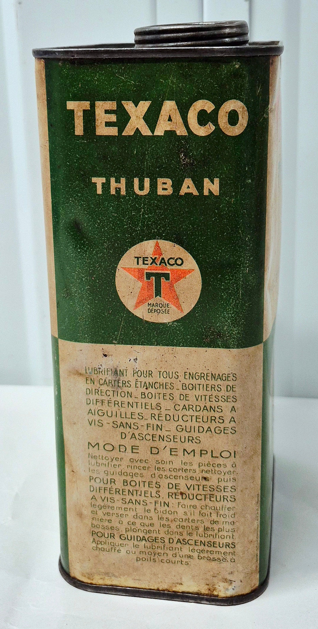 Bidon d'huile TEXACO