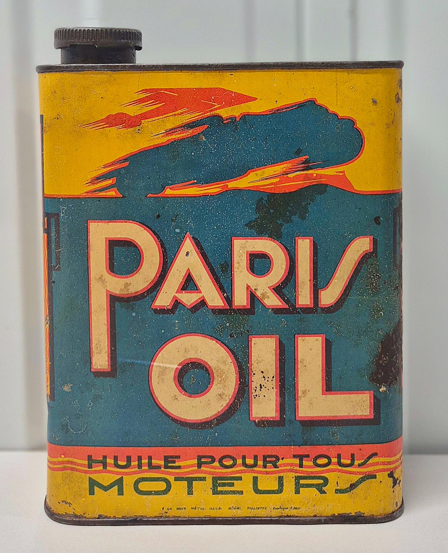 Bidon d'huile PARIS OIL