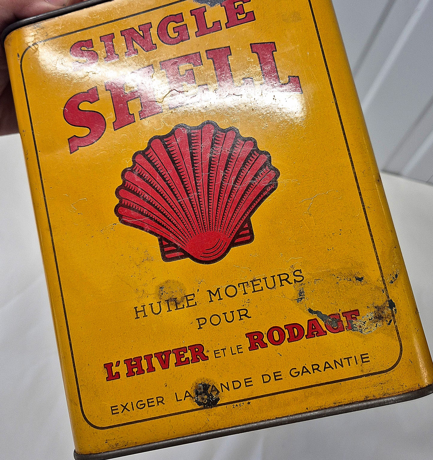 Bidon d'huile SHELL Single