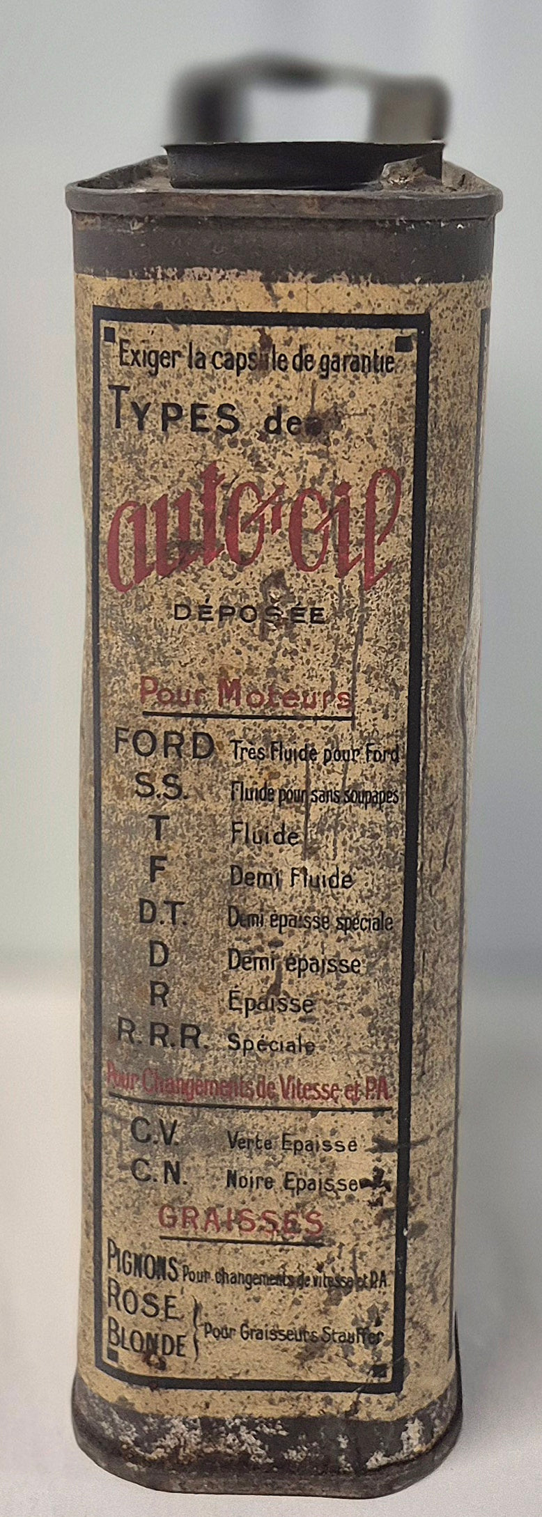 Bidon d'huile AUTO-OIL