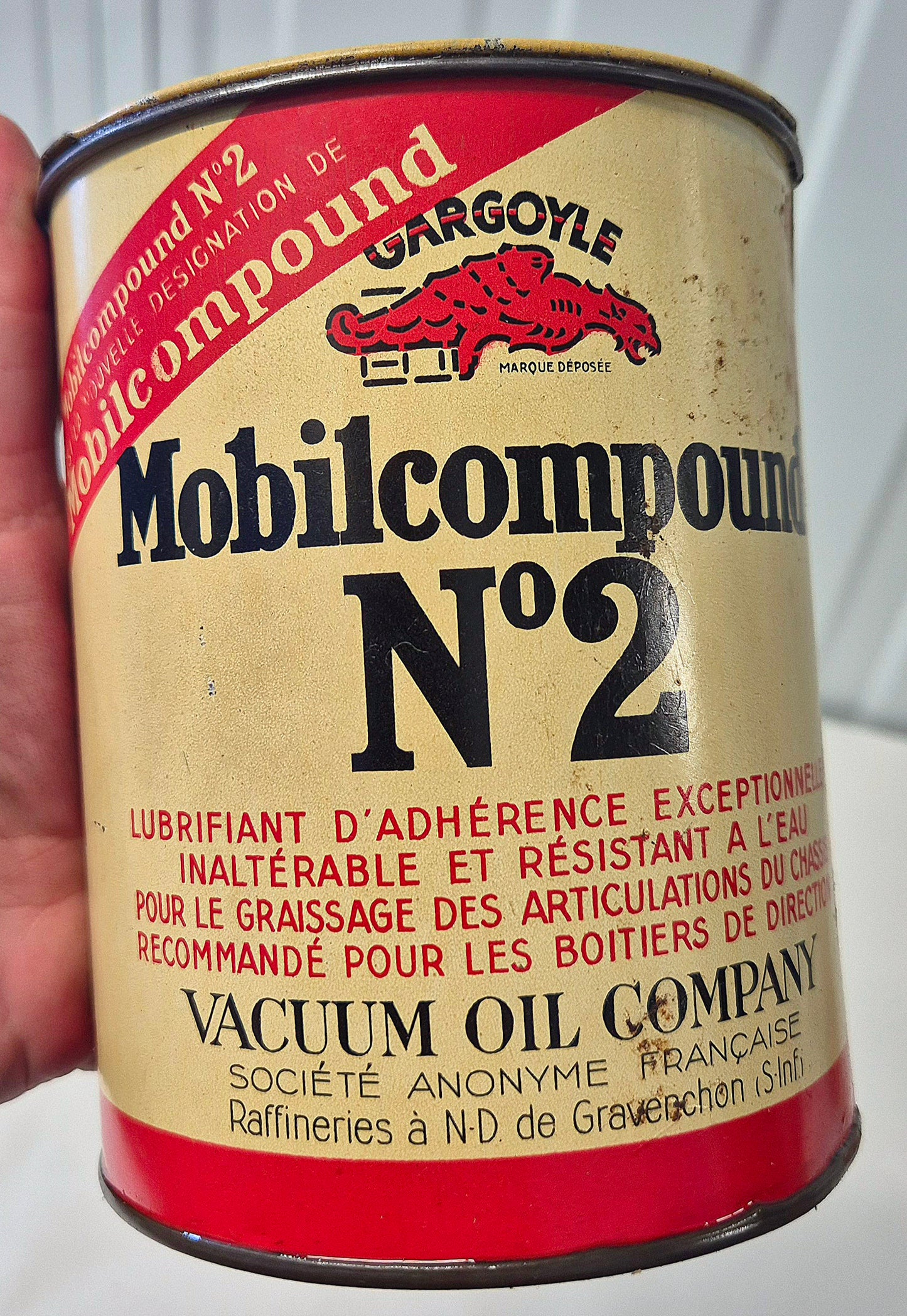 Pot de graisse MOBILcoumpound 2