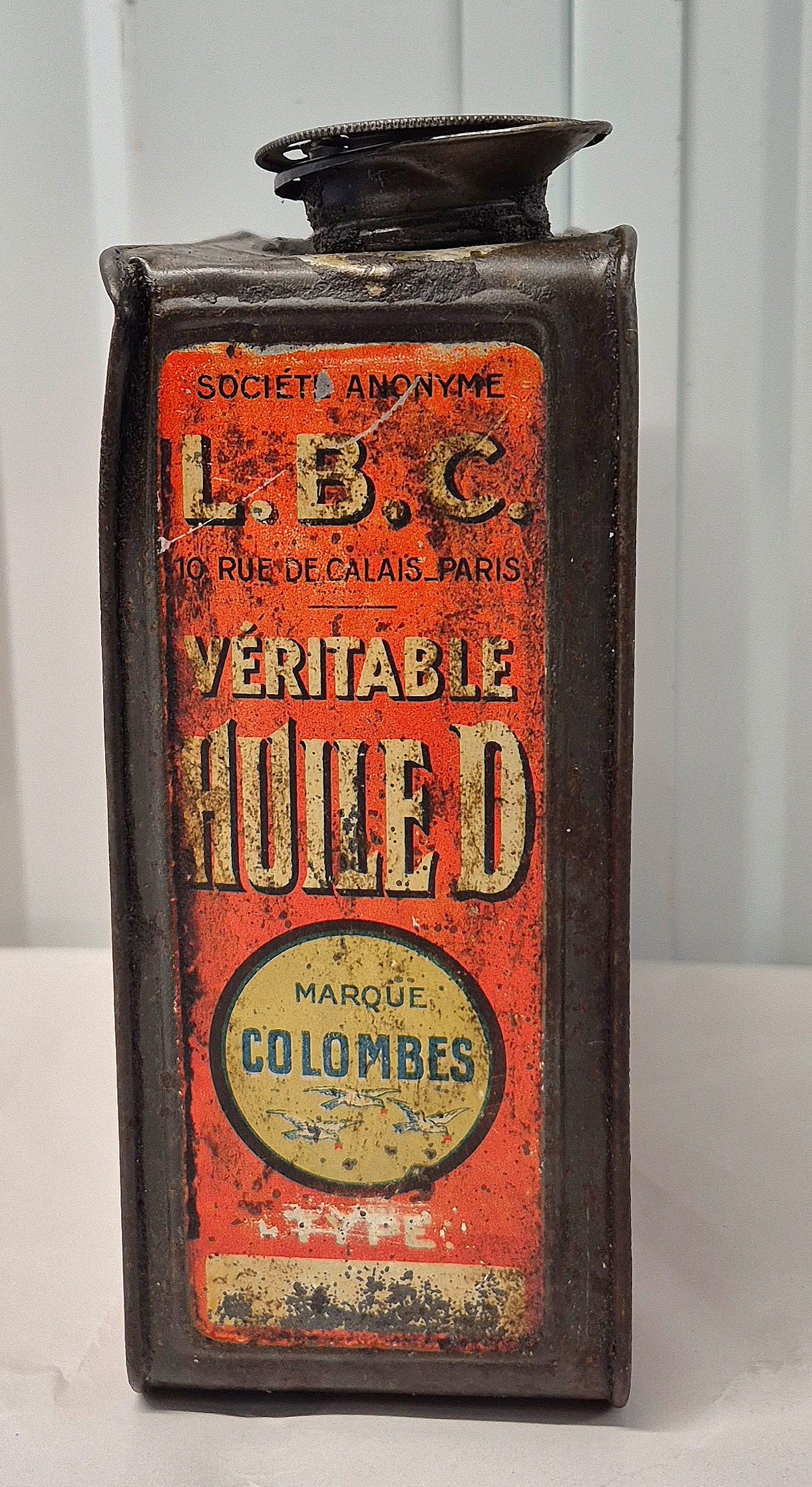 Bidon d'huile COLOMBES "Huile D"