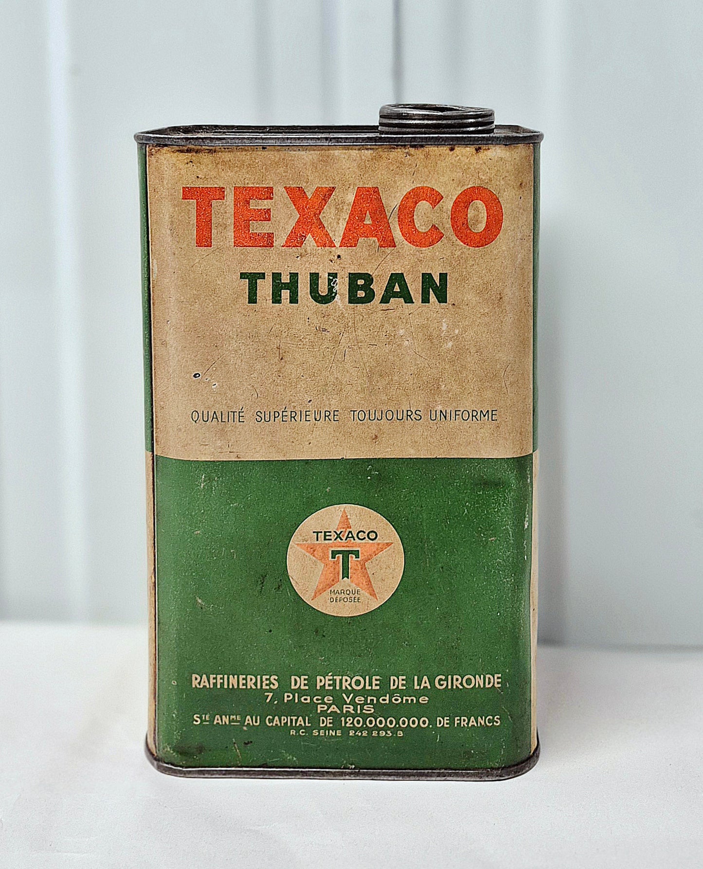 Bidon d'huile TEXACO