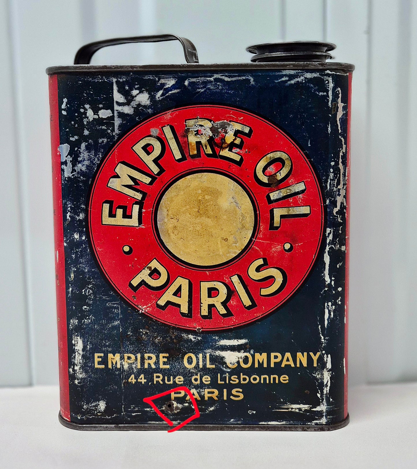 Bidon d'huile EMPIRE OIL