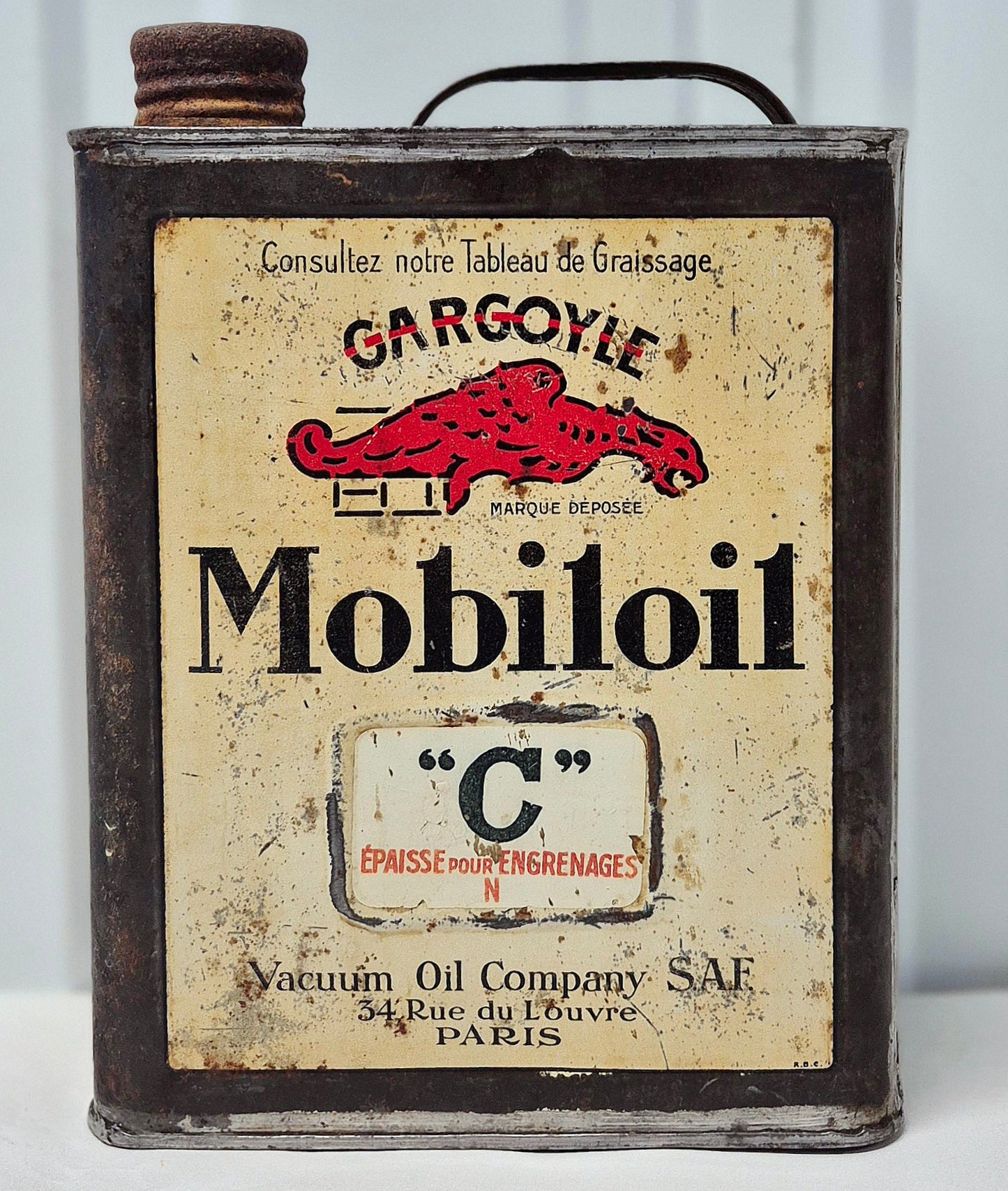 Bidon d'huile MOBILOIL C