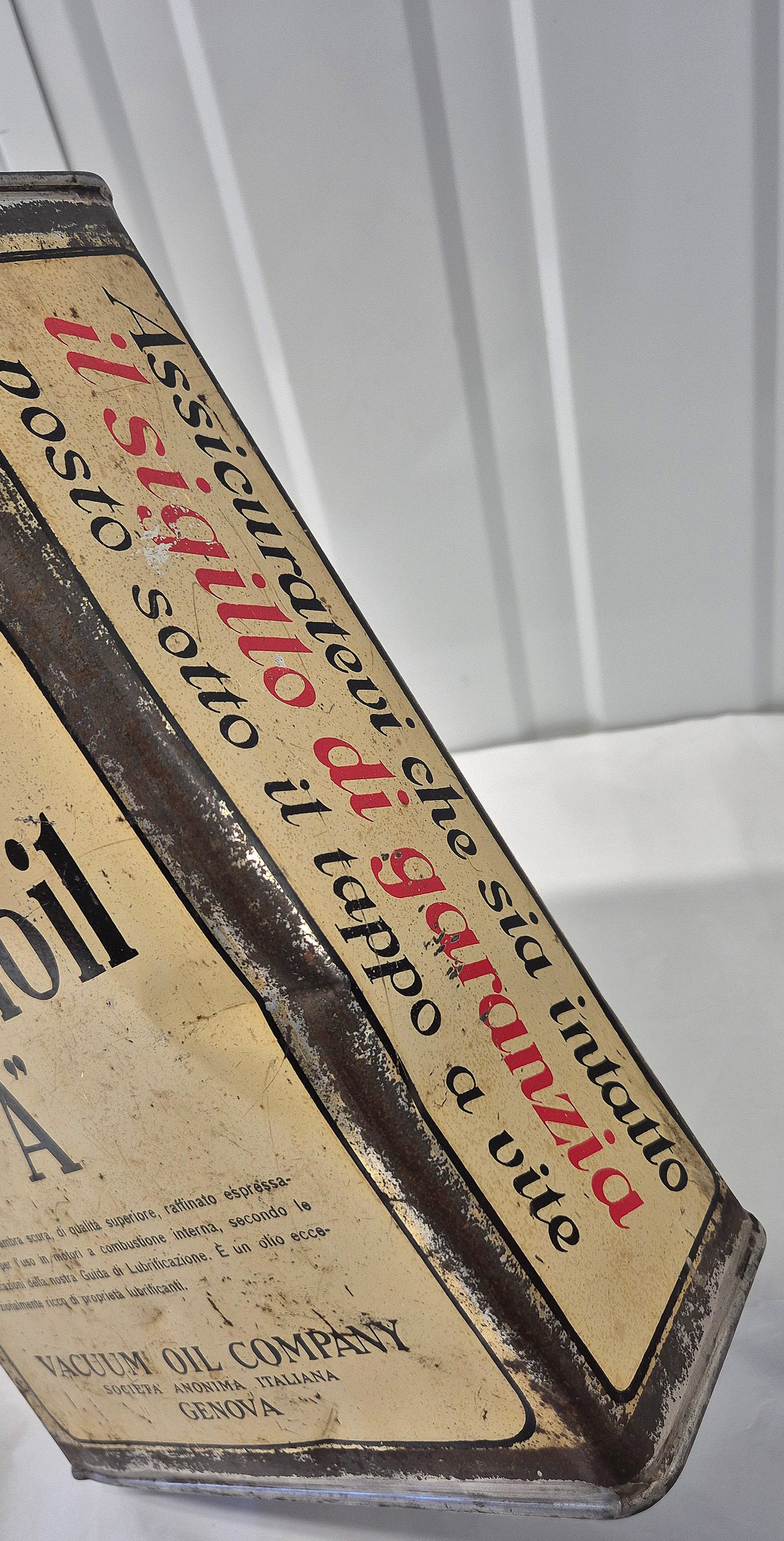 Bidon d'huile MOBILOIL A