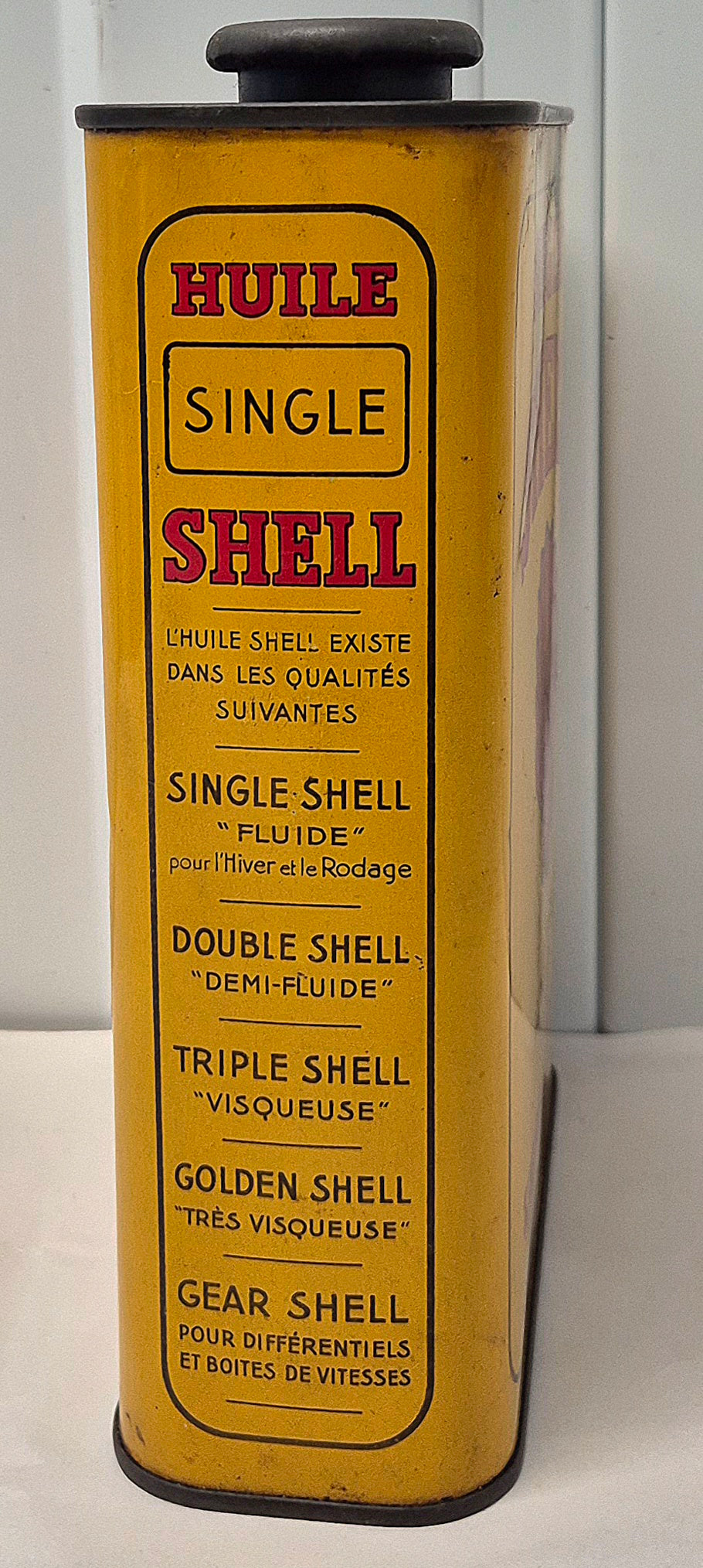 Bidon d'huile SHELL Single