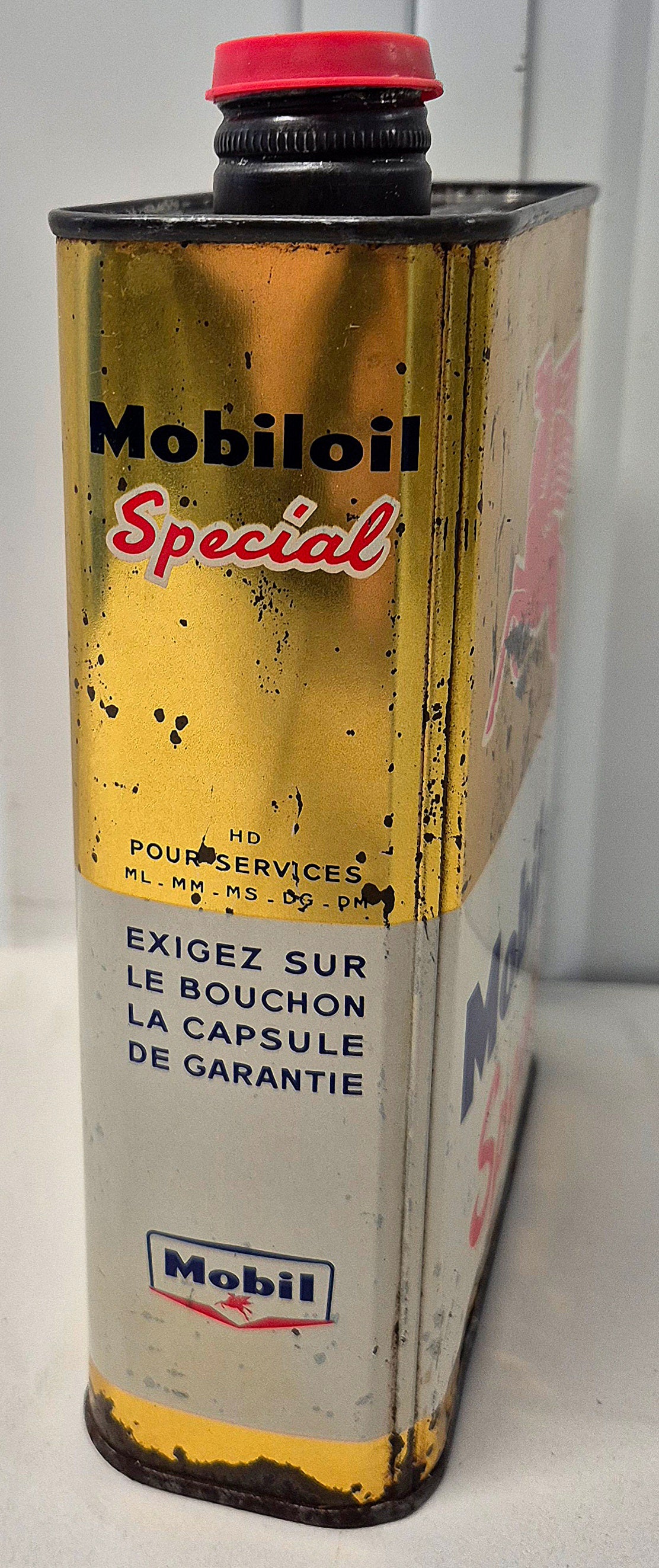 Bidon d'huile MOBILOIL