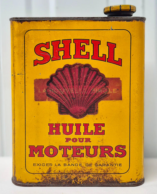 Bidon d'huile SHELL