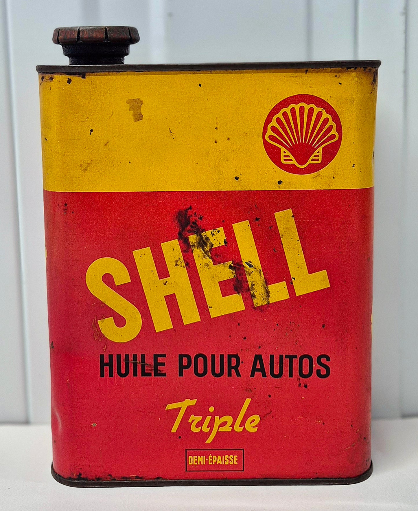 Bidon d'huile SHELL Triple