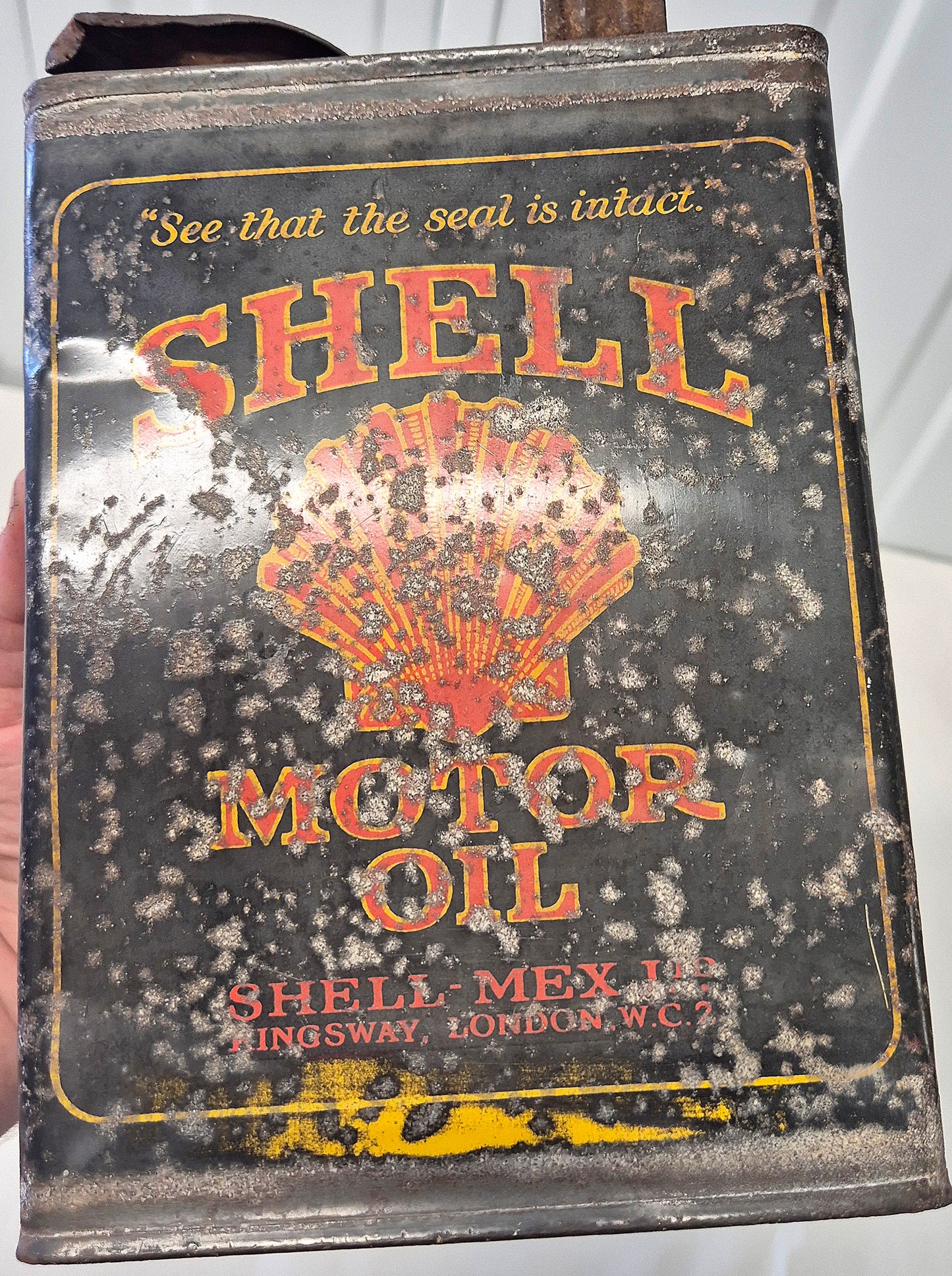 Bidon d'huile SHELL
