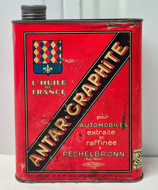 Bidon d'huile ANTAR-GRAPHITE