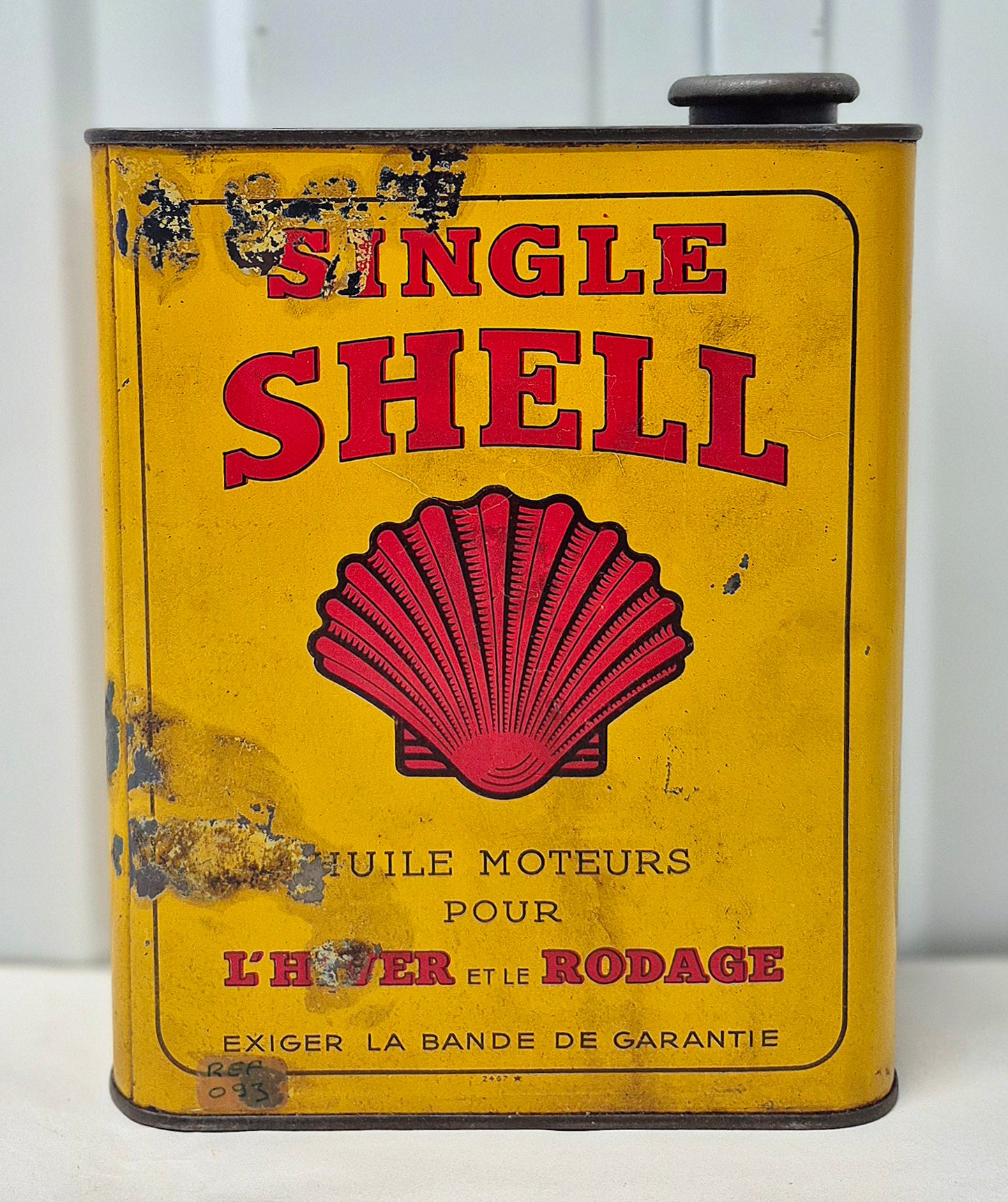 Bidon d'huile SHELL Single