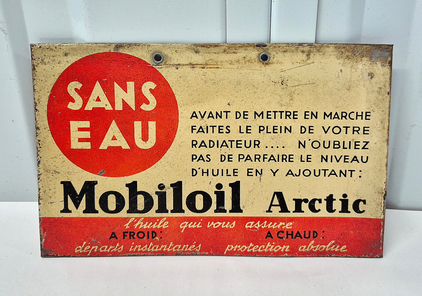 Tôle MOBILOIL Arctic