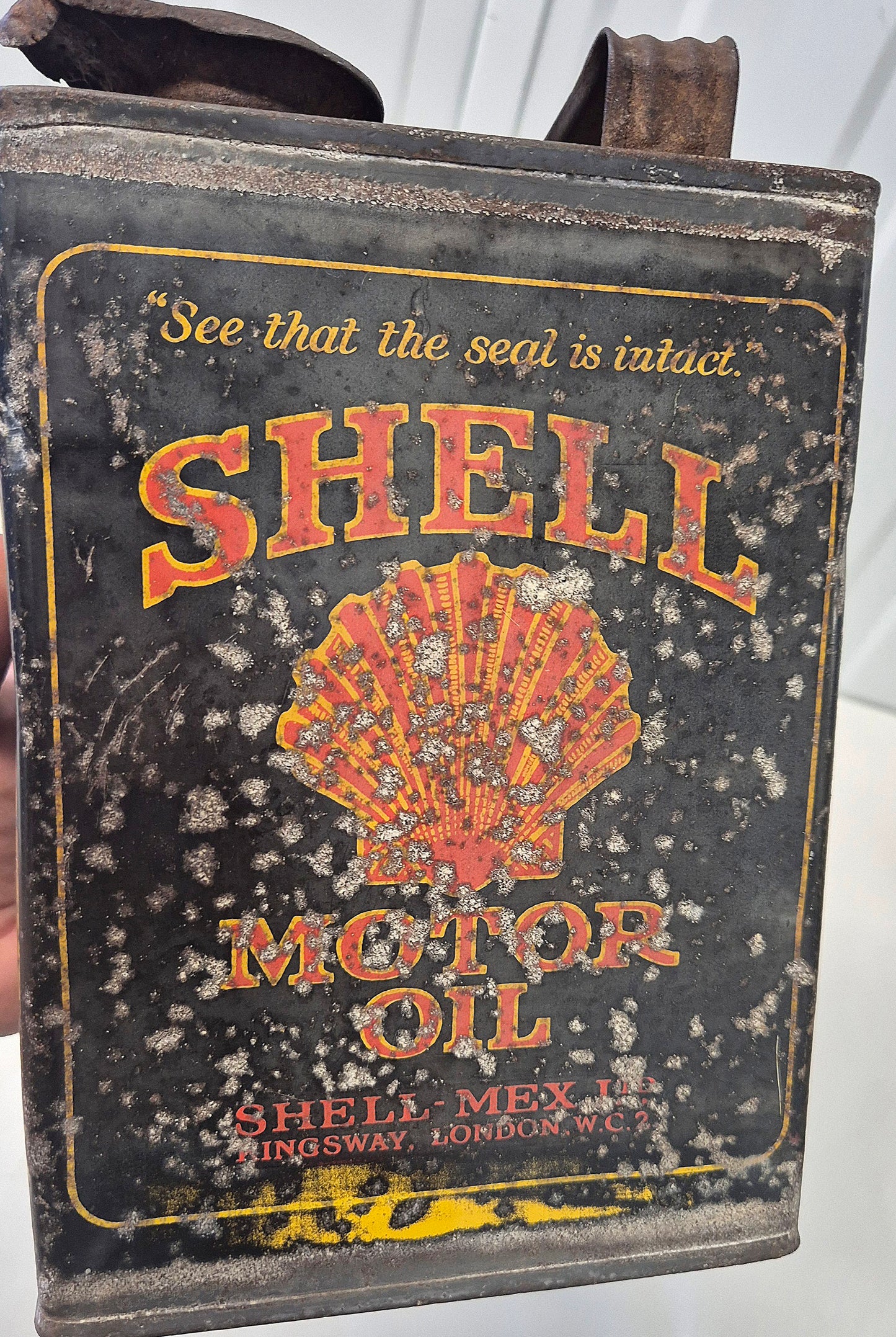 Bidon d'huile SHELL