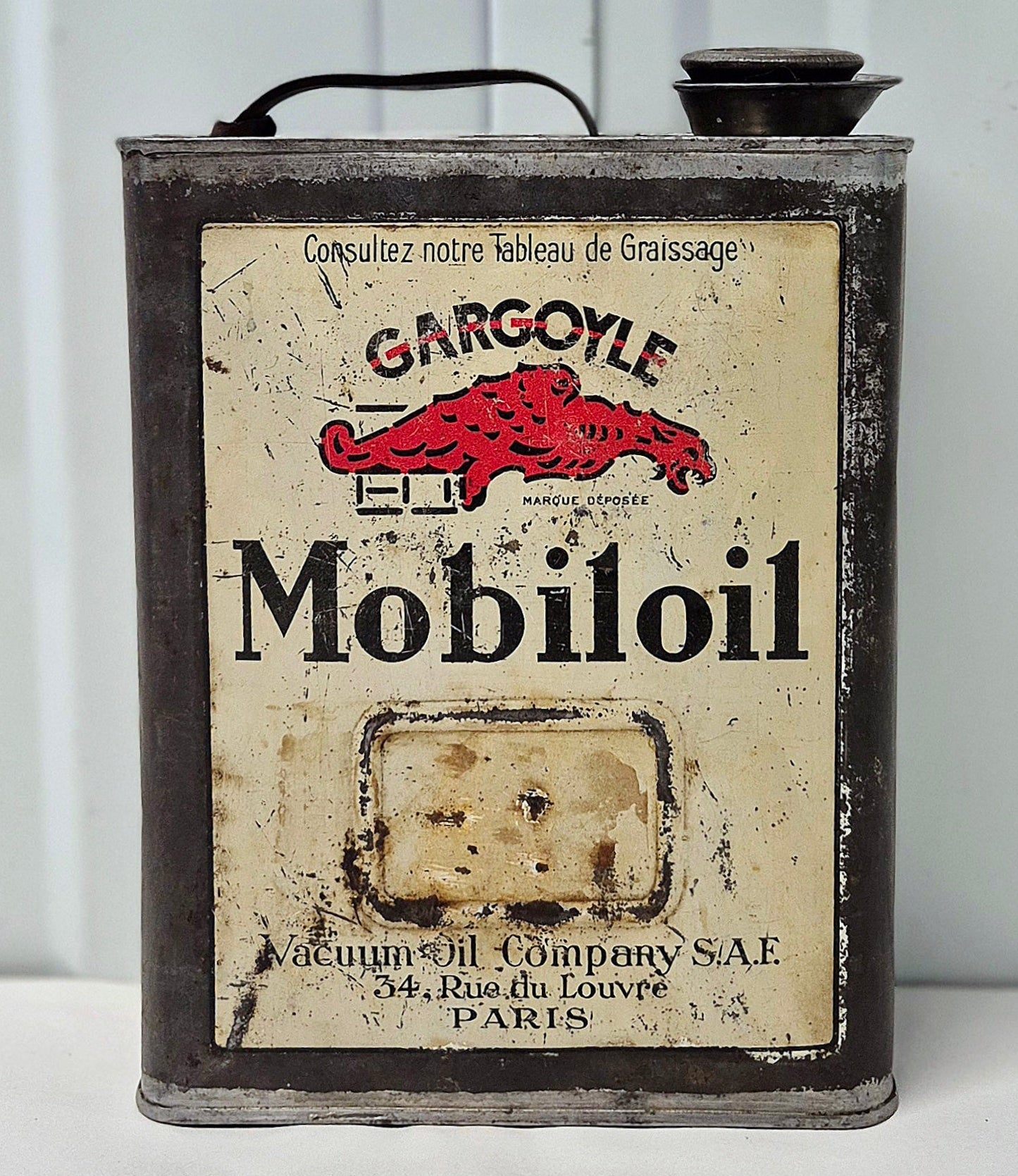 Bidon d'huile MOBILOIL