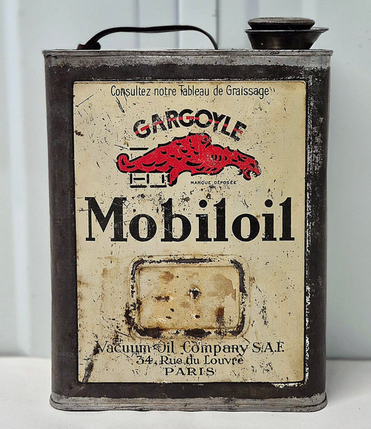 Bidon d'huile MOBILOIL