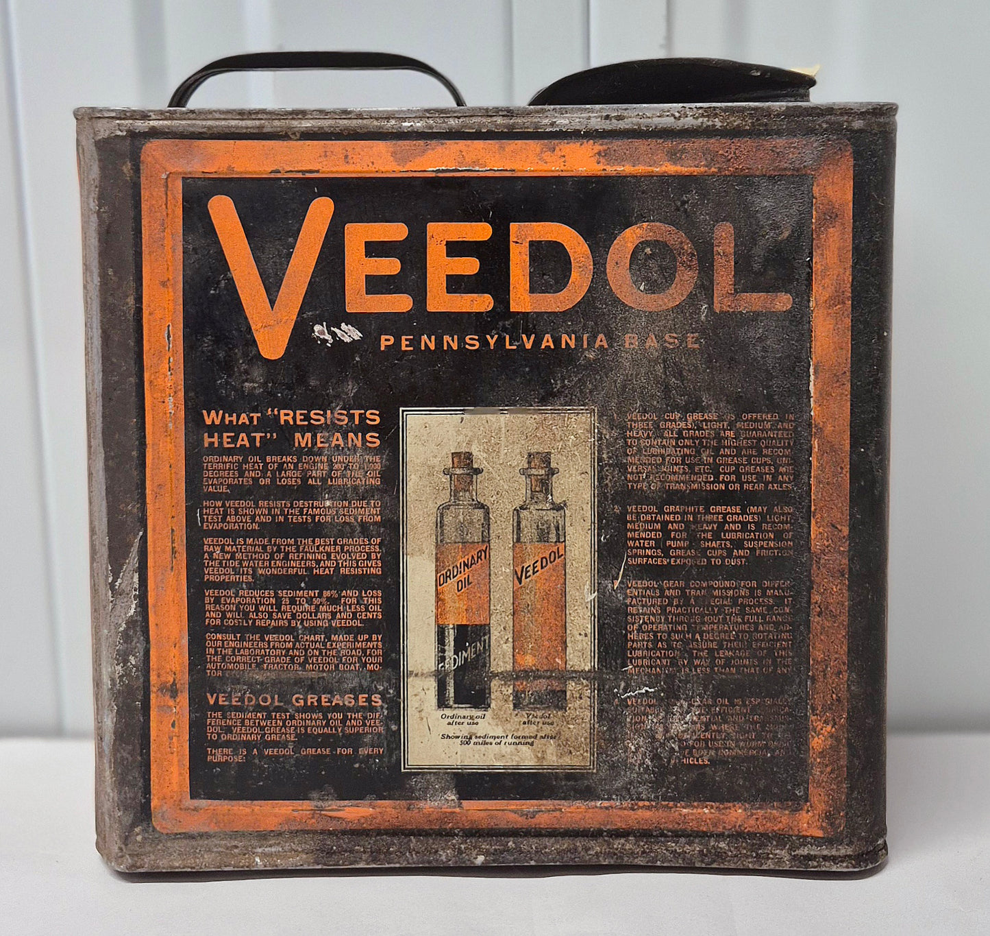 Bidon d'huile VEEDOL