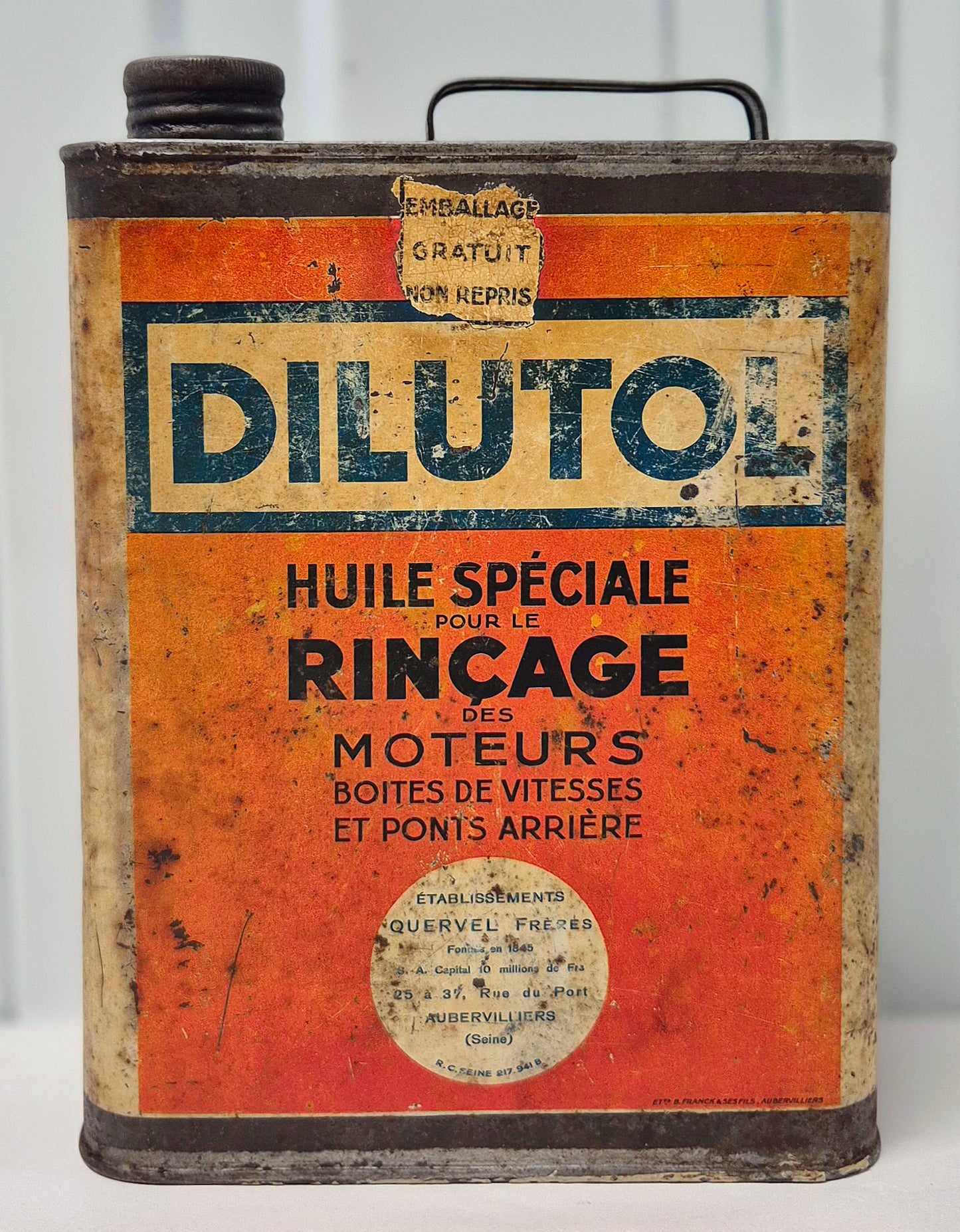 Bidon d'huile DILUTOL