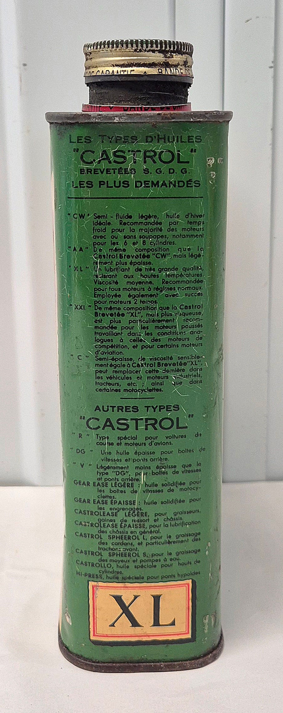 Bidon d'huile Castrol