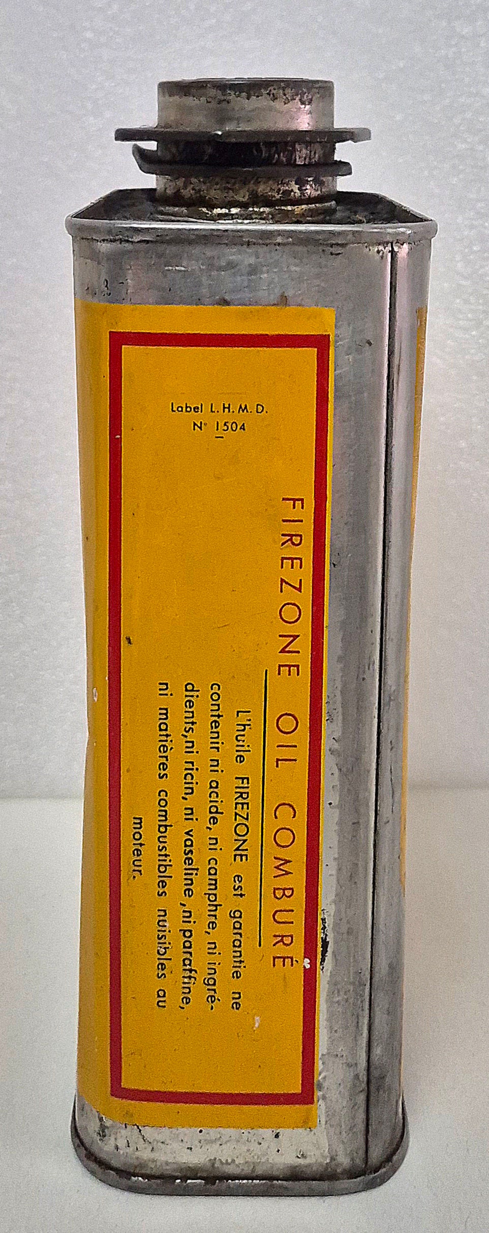 Bidon d'huile FIREZONE OIL