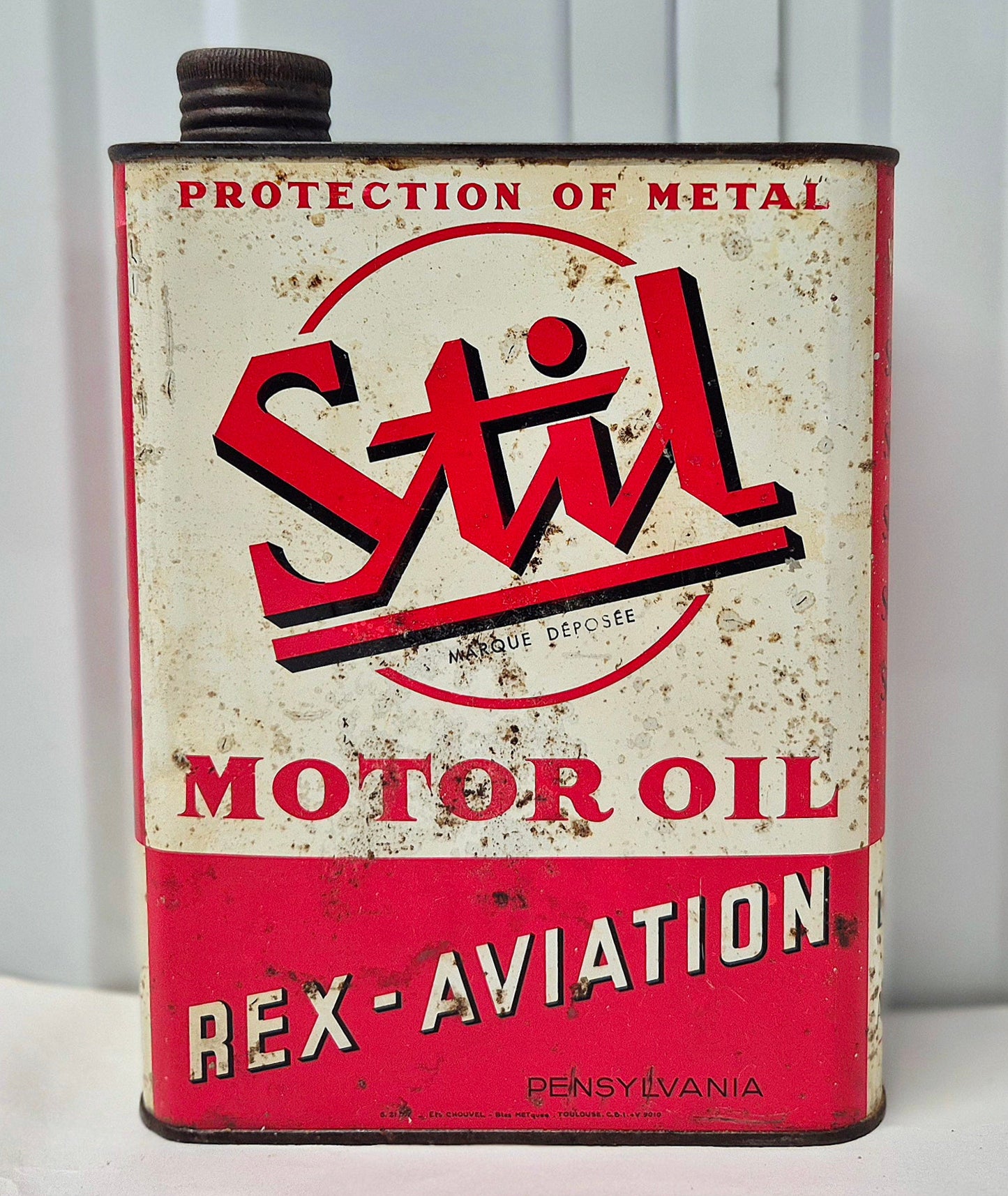 Bidon d'huile STIL Aviation