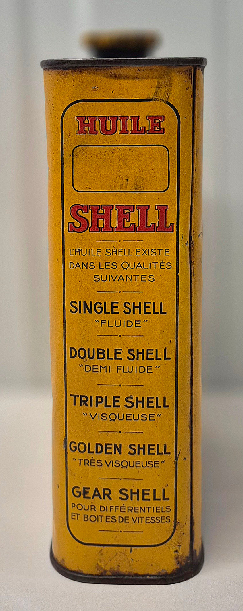 Bidon d'huile SHELL