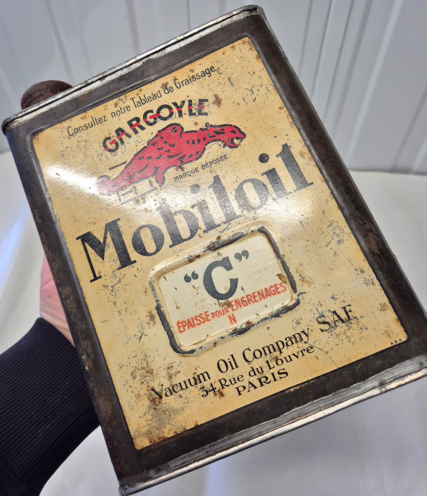 Bidon d'huile MOBILOIL C