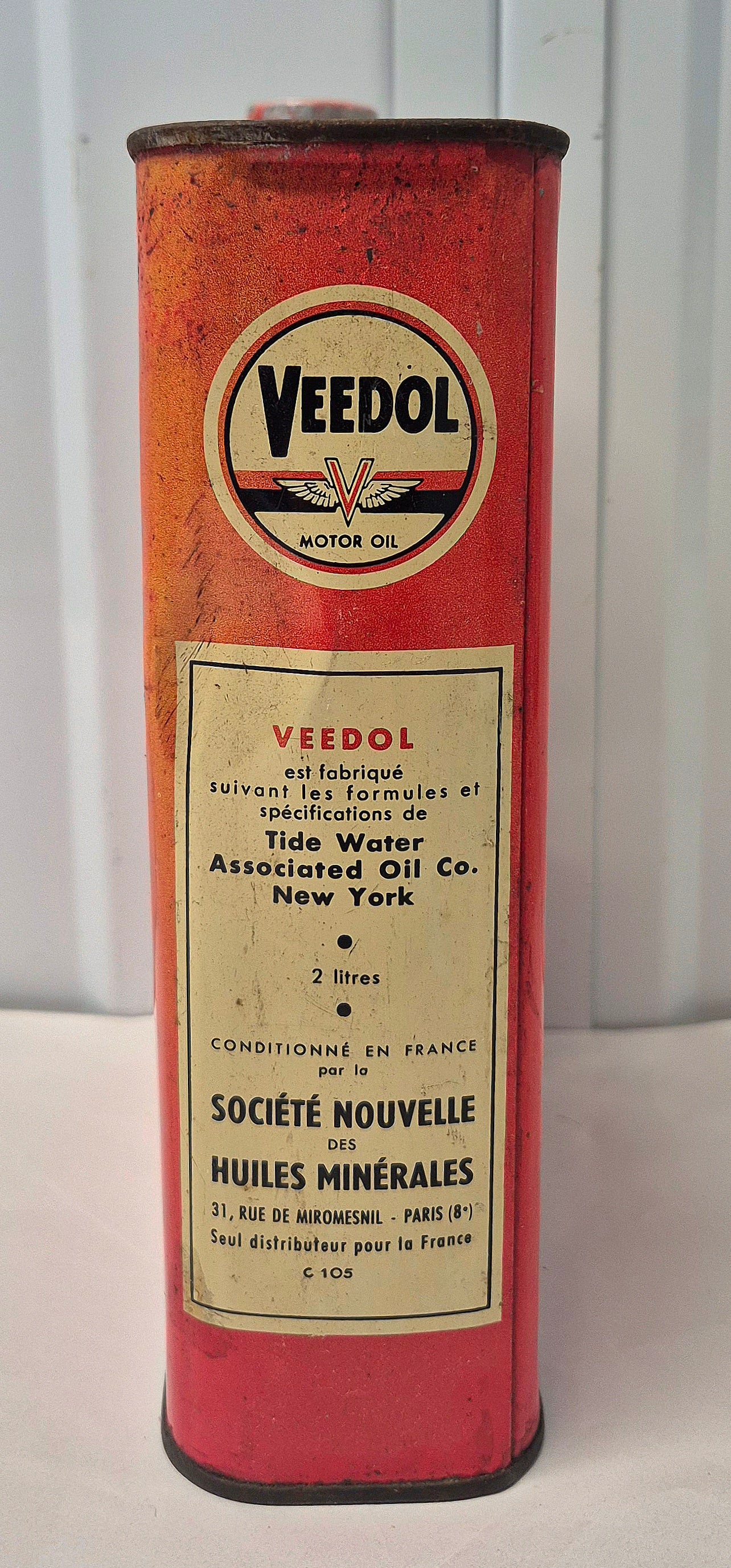Bidon d'huile VEEDOL