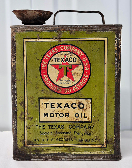 Bidon d'huile TEXACO