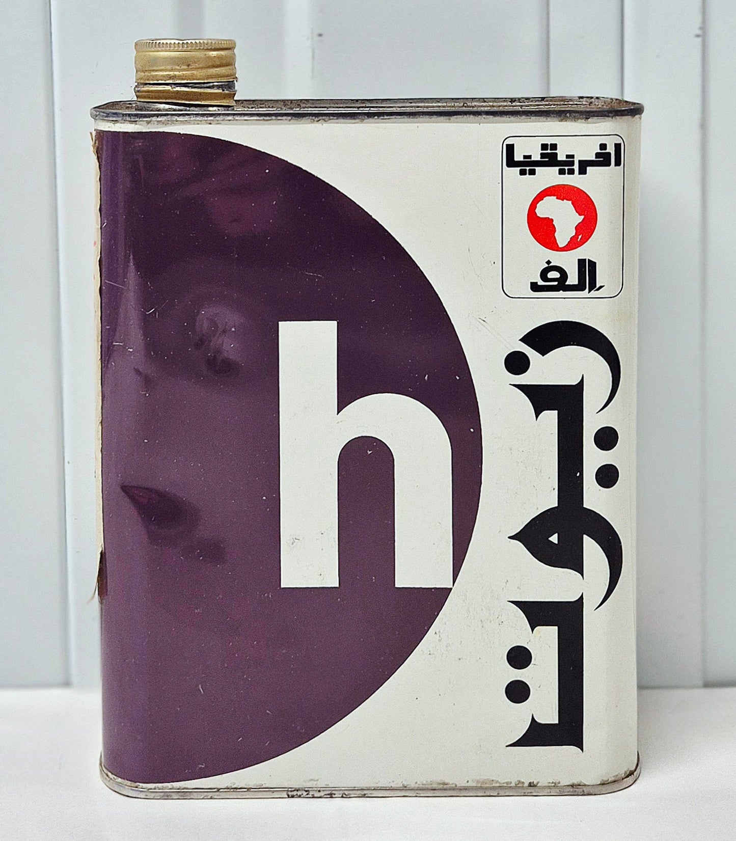 Bidon d'huile ELF Afrique