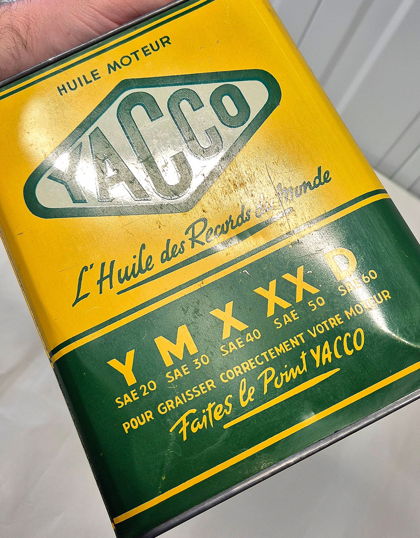 Bidon d'huile YACCO