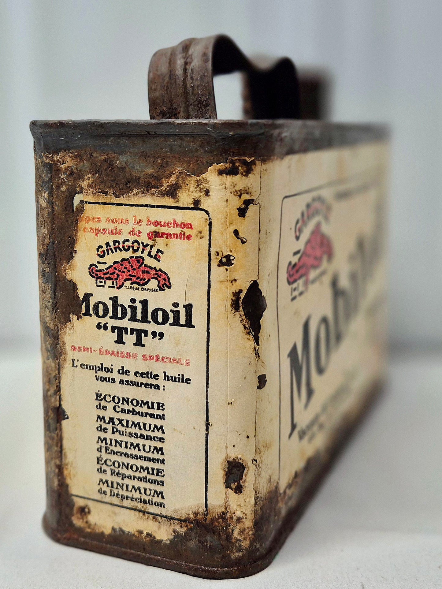 Bidon d'huile MOBILOIL TT