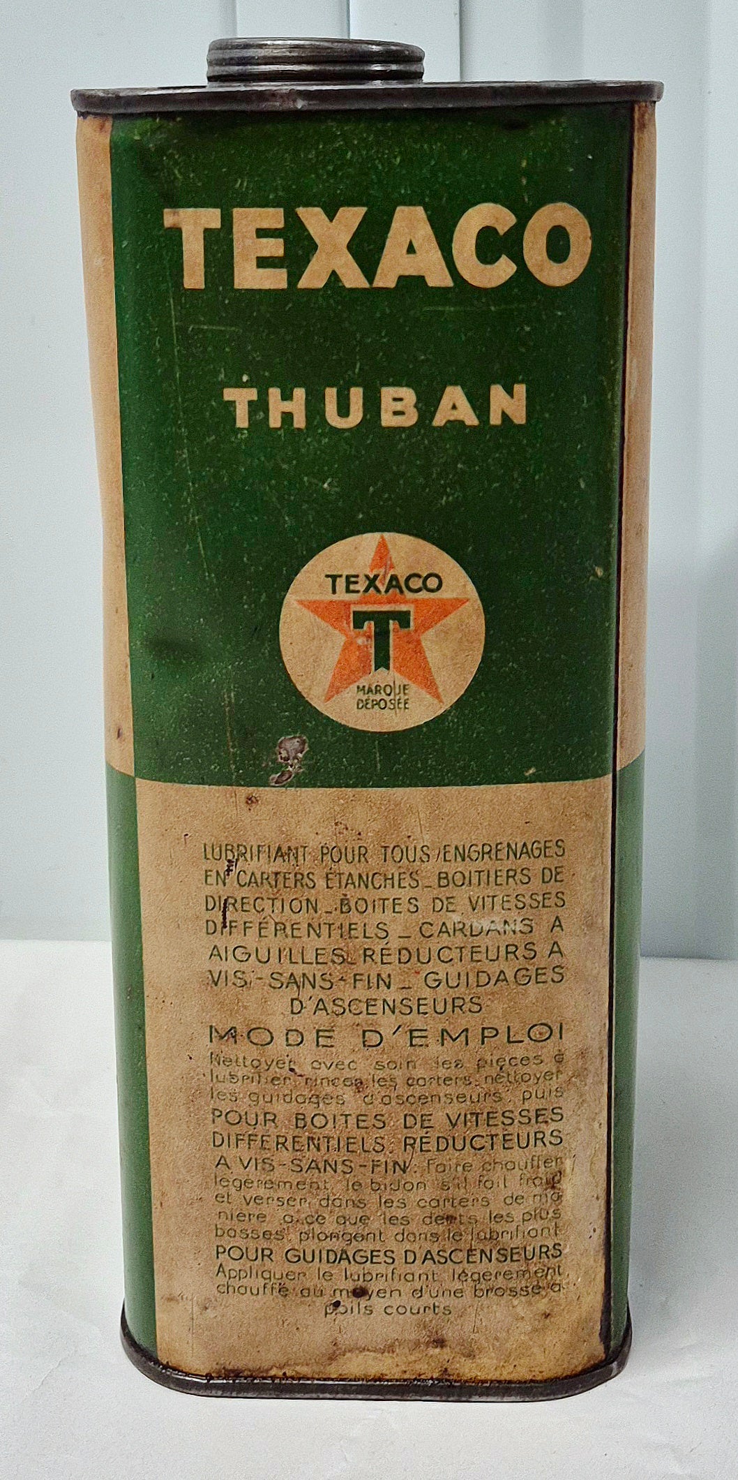 Bidon d'huile TEXACO