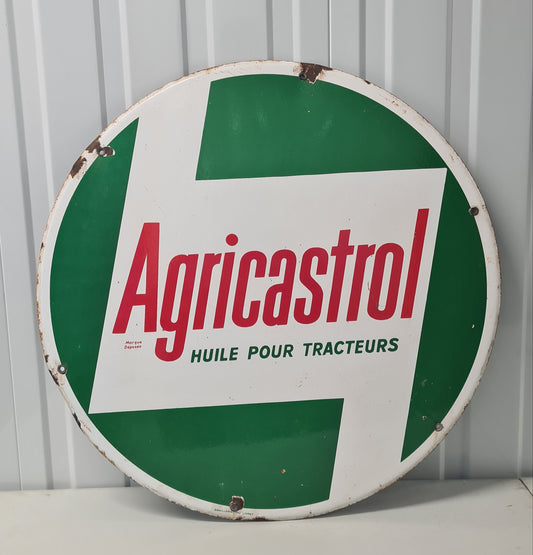 Plaque émaillée AGRICASTROL