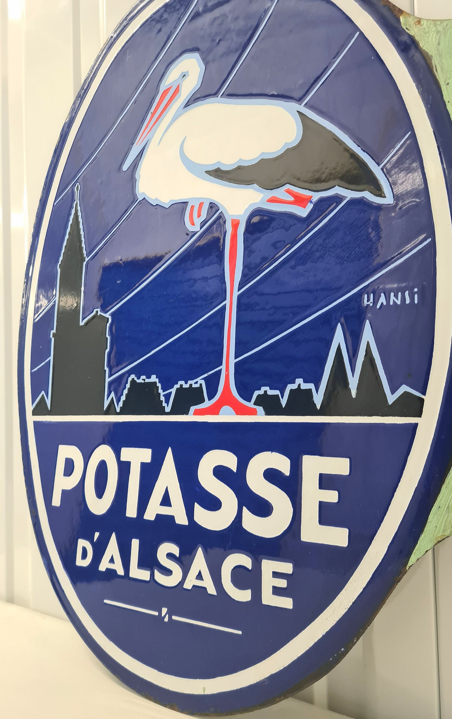 Plaque émaillée POTASSE D'ALSACE