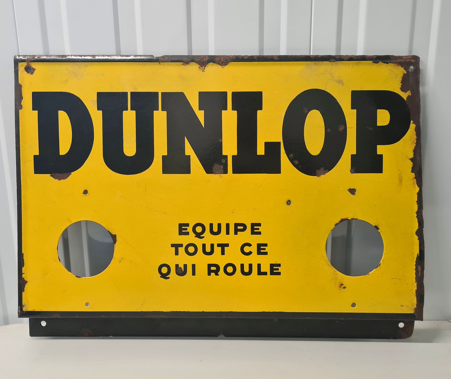 Plaque émaillée DUNLOP