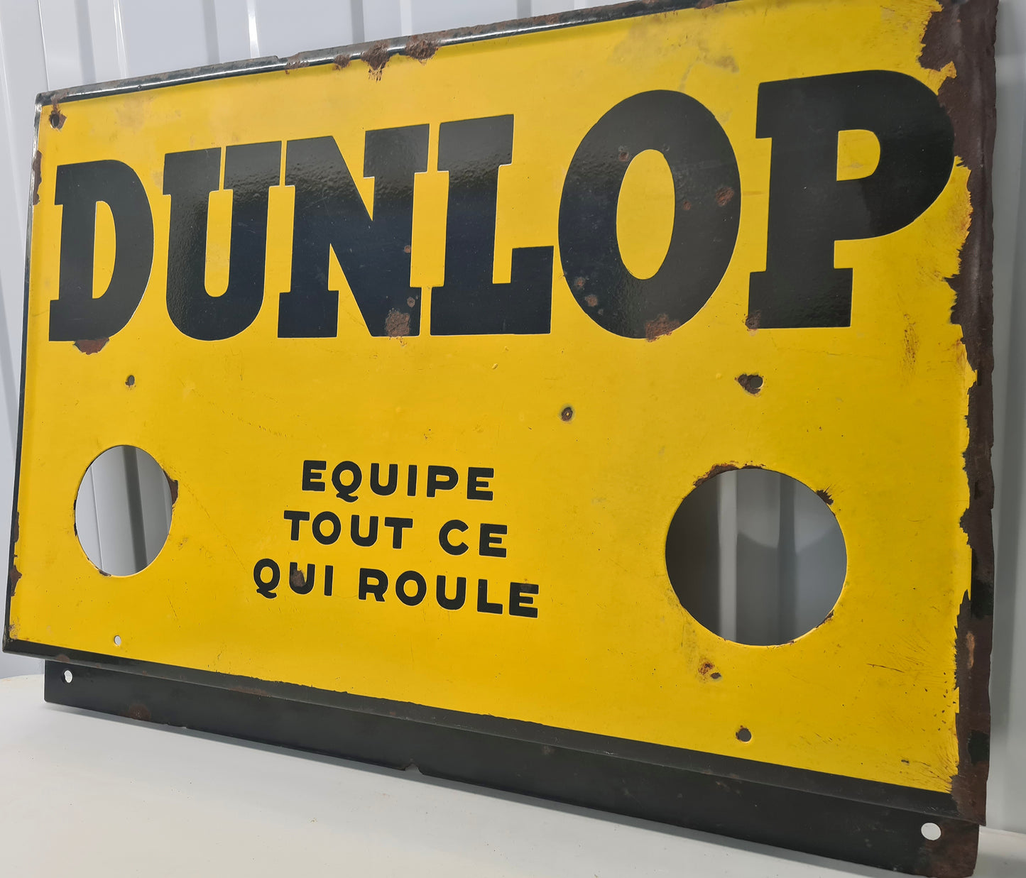 Plaque émaillée DUNLOP