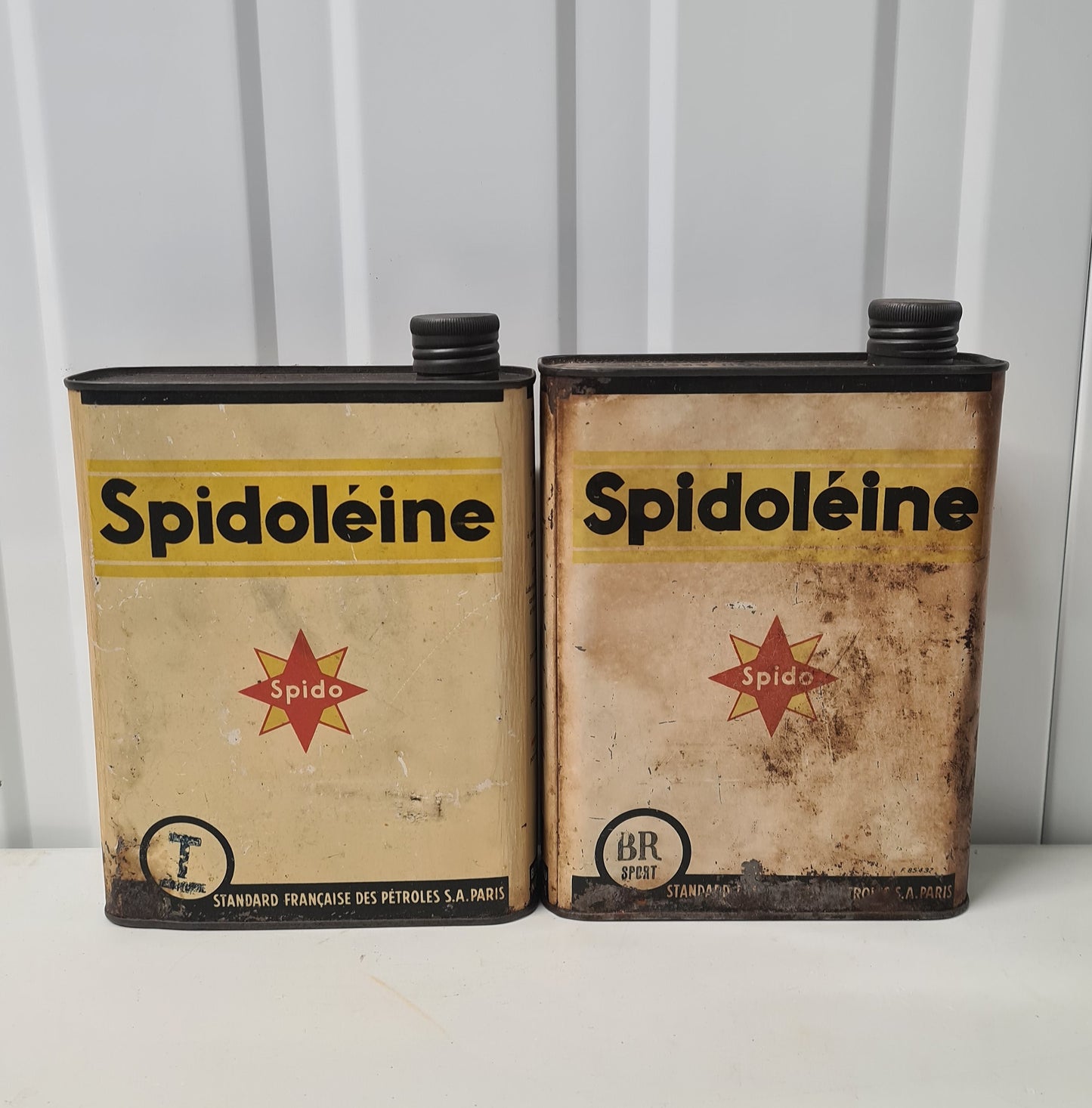 Lot de 2 bidons d'huile SPIDOLEINE