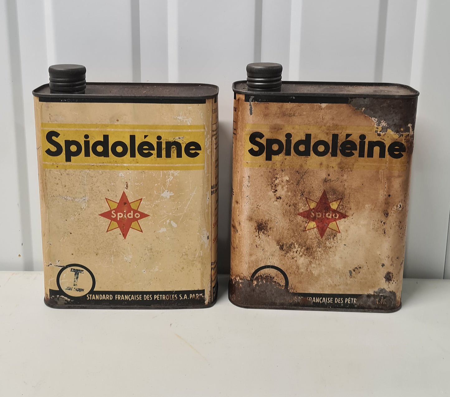 Lot de 2 bidons d'huile SPIDOLEINE