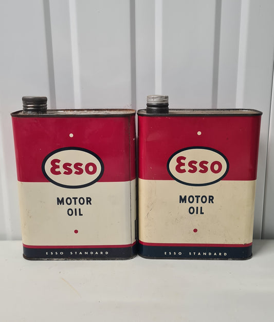 Lot de 2 bidons ESSO