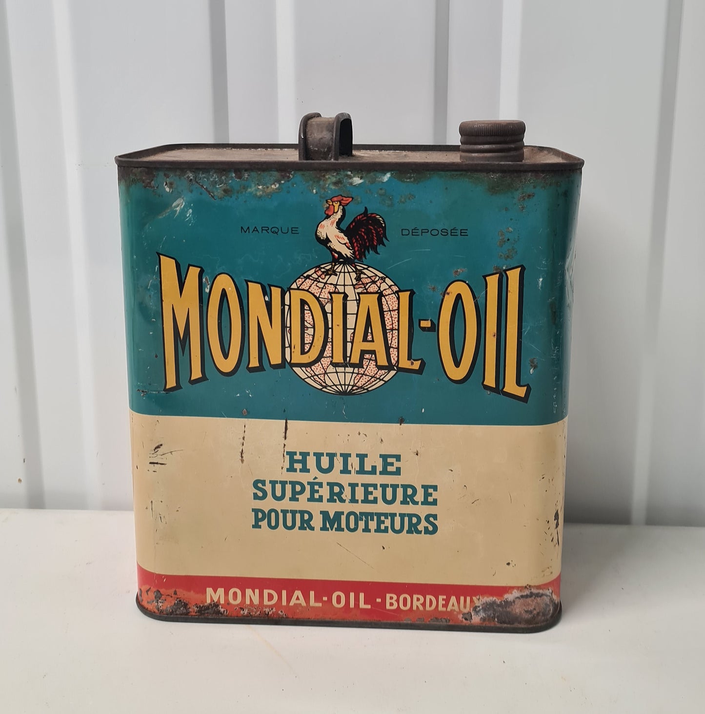 Bidon d'huile MONDIAL OIL