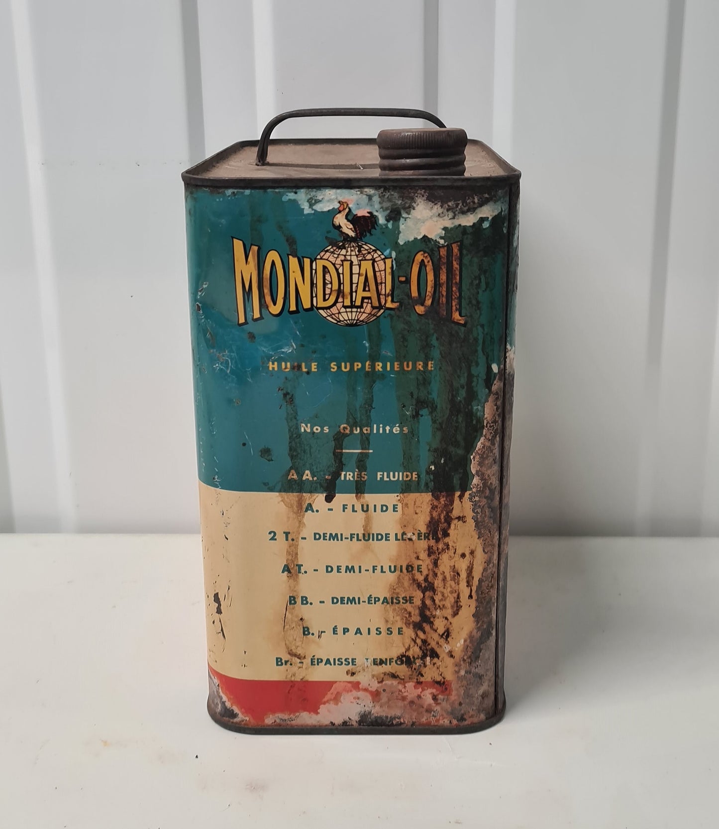 Bidon d'huile MONDIAL OIL